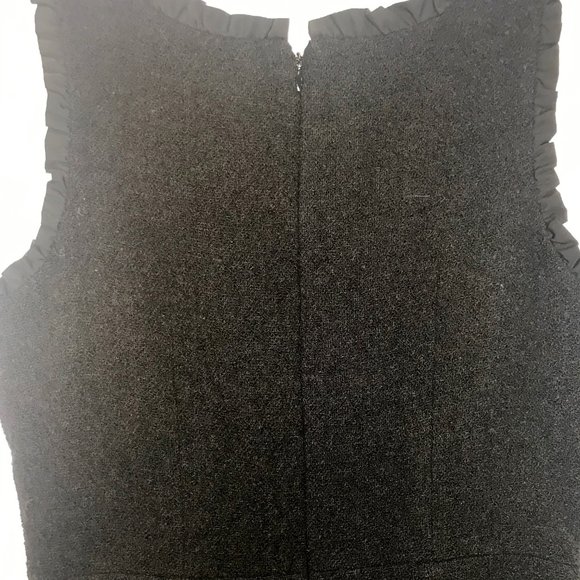 Banana Republic Woman’s Dress sz 6 Sheath Career Fully Black Wool Blend - Picture 5 of 8